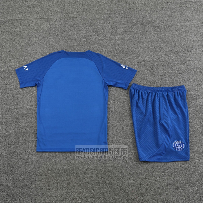 Chandal del Paris Saint-Germain Manga Corta 2022-2023 Azul Oscuro - Pantalon Corto